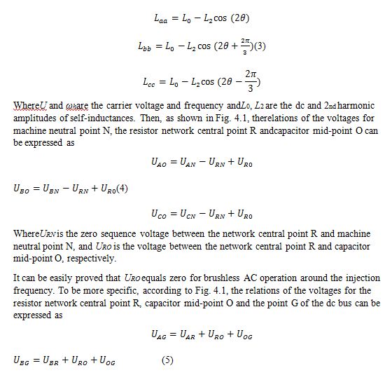 Zero sequence carrier voltage response