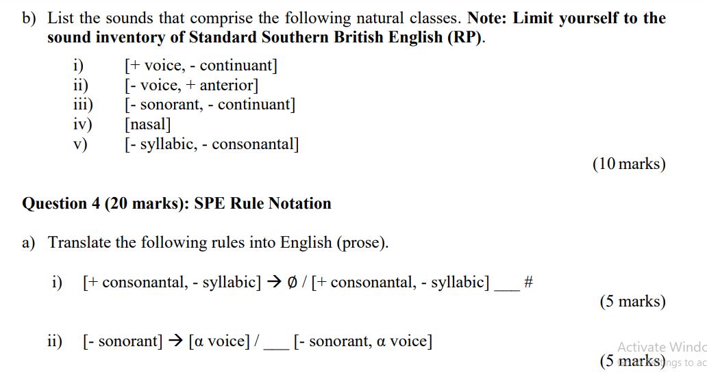 State rule that must be applied to derive the surface representation