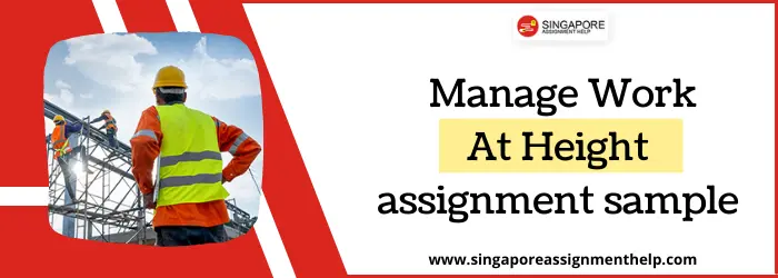 Manage Work At Height assignment sample Singapore