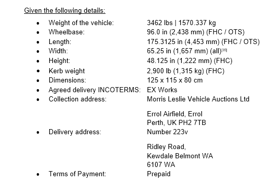 BUS211 International logistics